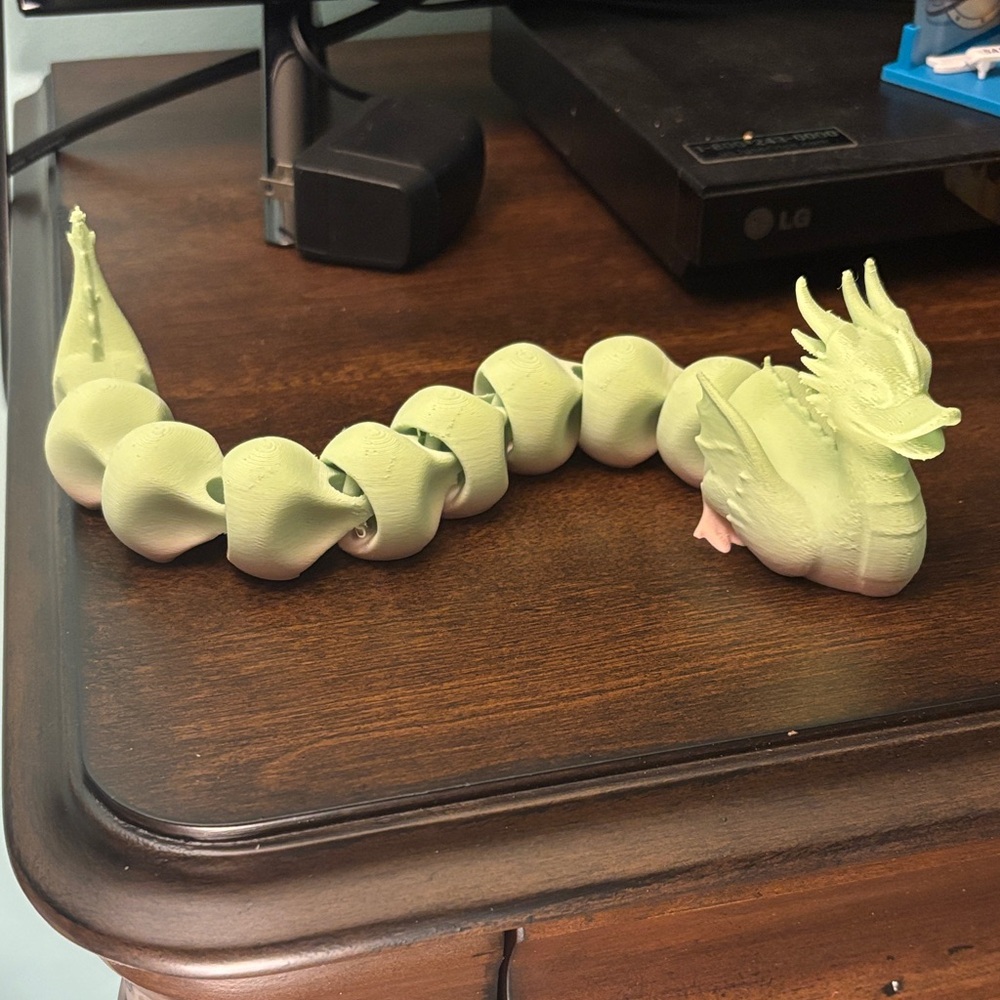 3d printed green dragon duck handmade spike on studios